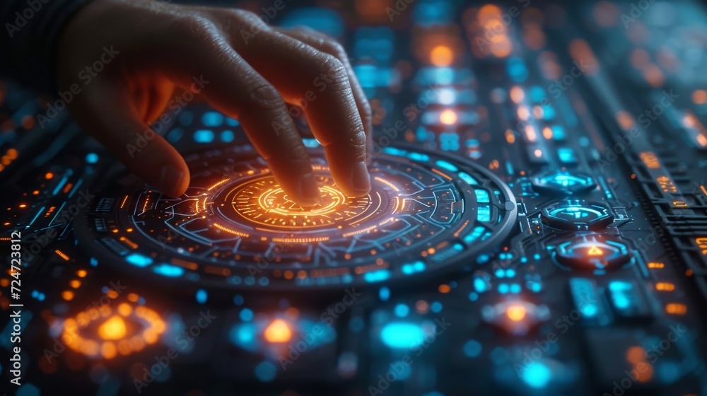 Aufkleber In this case, a man uses a chatbot, a chat AI, generate images, write code, and do data analysis using the technology smart robot AI.