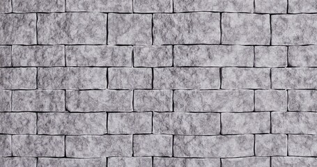 3d illustration of a stylized stone wall. Background for product presentation, construction company, problem solving, personal boundaries, security