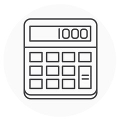 Calculator Vector Illustration Icon Design