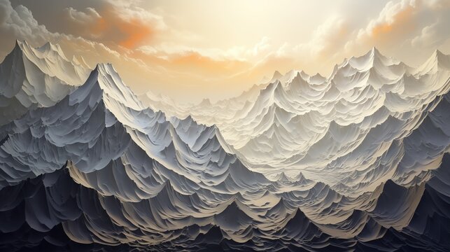 Relief of the mountain wallpaper 