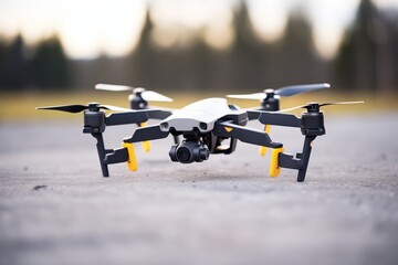 foldable compact drone ready for flight