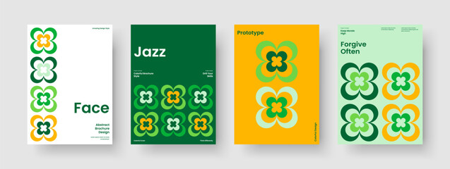 Geometric Brochure Layout. Modern Book Cover Design. Isolated Business Presentation Template. Background. Flyer. Poster. Banner. Report. Newsletter. Handbill. Leaflet. Portfolio. Journal