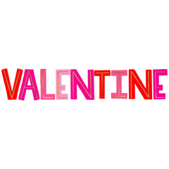 Valentine Lettering Design