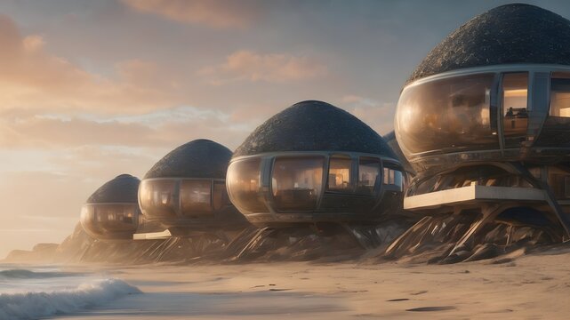Alien Housing Background Very Cool