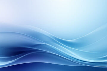Fototapeta premium Abstract futuristic background with blue wave shapes. Visualization of motion waves. Wallpaper or backdrop for modern projects