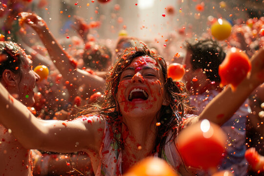 La Tomatina Festival: A Colorful and Messy Celebration of Spanish Tradition and Culture.Spain's Famous Tomato Fight Festival 