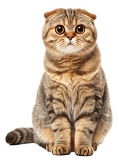 Scottish Fold Longhair cat Full body