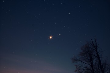 shot of the virgo constellation in a pitch black sky