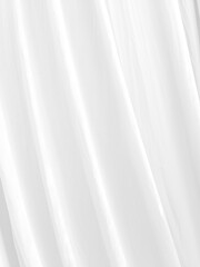 wrinkles pattern white cloth smooth wavy abstract for background