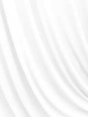 wrinkles pattern white cloth smooth wavy abstract for background - obrazy, fototapety, plakaty