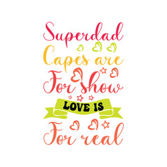 Father's day typography t shirt design