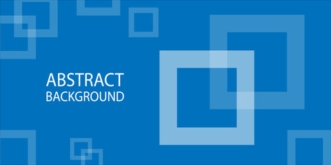 Modern geometrical abstract blue background with squares. Abstract square shapes background vector illustration. Object web design. Minimal poster.
