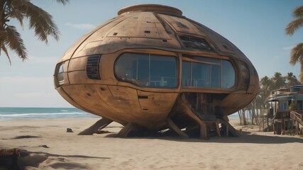 Alien Housing Background Very Cool