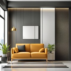 modern living room interior with sofa, interior design vector, interior property