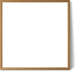 Empty various style of golden photo frame isolated on plain background ,suitable for your asset elements.