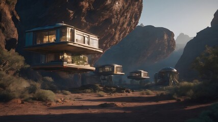 Alien Housing Background Very Cool