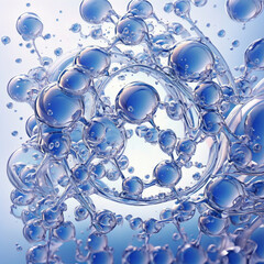 水滴、クローズアップ、拡大、水、バブル、泡、壁紙、