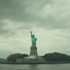 High-Resolution Travel Photograph: The Statue of Liberty
