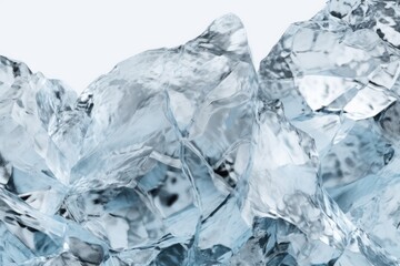 A stack of ice crystals formed into a bunch. Perfect for winter-themed designs and nature concepts