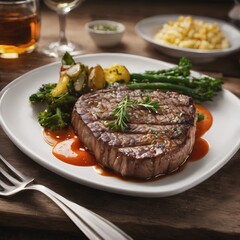 Delicious Steak Background