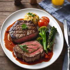Delicious Steak Background