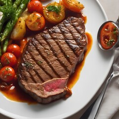 Delicious Steak Background
