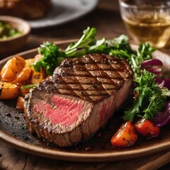 Delicious Steak Background