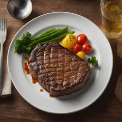 Delicious Steak Background