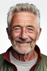 Obraz premium A close-up view of a person wearing a jacket. This image can be used to depict fashion, outerwear, or winter clothing