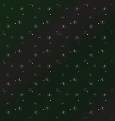 Simple seamless pattern on black, Abstract wallpaper, wrapping decoration, Symbol of winter