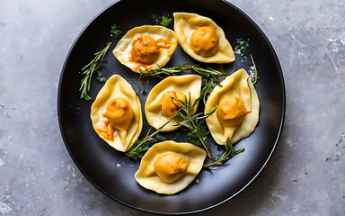 Capture the essence of Pierogi in a mouthwatering food photography shot