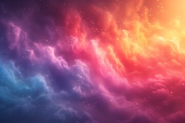 Fantasy pink blue ad orange backdrop