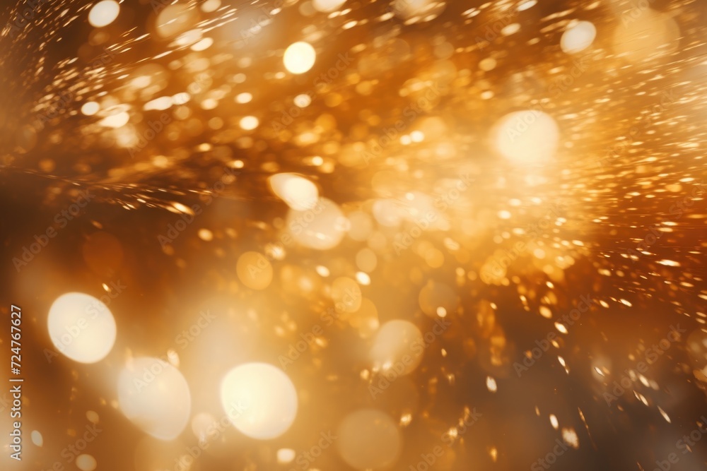 Poster blurry lights in a close up view. perfect for creating a dreamy or festive atmosphere