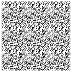 Cartoon style seamless penis pattern. Stylized human penis vector illustration.