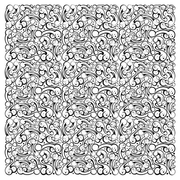 Cartoon style seamless penis pattern. Stylized human penis vector illustration.