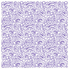 Cartoon style seamless penis pattern. Stylized human penis vector illustration.