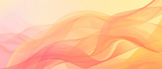 soft pastel abstract curves  in peach tones background - obrazy, fototapety, plakaty