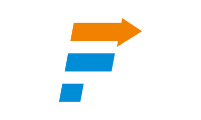 Letter F financial logo	
