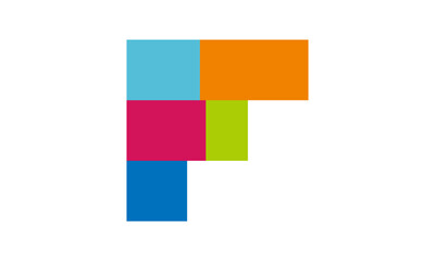 Letter F financial logo	
