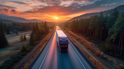 Backroad Beauty: Captivating Truck Rear View