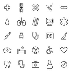 set of icons