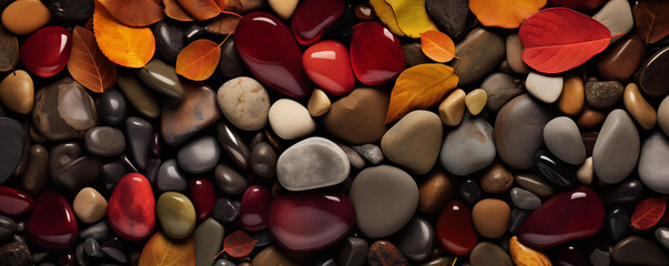 Obraz na płótnie Canvas Nature pebbles background