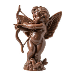 Statue of Cupid With Bow and Arrow