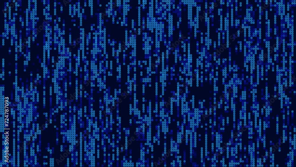 Fototapete seamless animated abstract background of blue squares. abstract gradient background. background for 