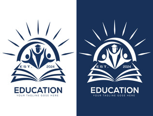 University and college school crests and logo emblems