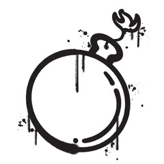 Vector graffiti spray paint Bomb isolated vector illustration © Sink artworks