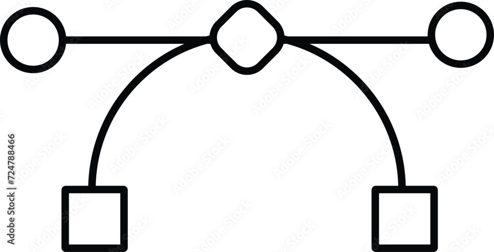 Poster rounded filled editable stroke vector icon
