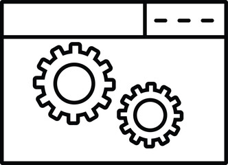 Rounded filled Editable stroke Software Icon