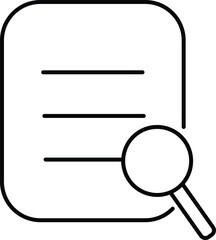 Rounded filled Editable stroke View Icon