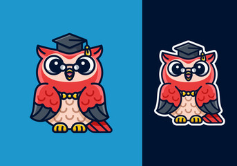 Wise owl mascot dons' graduation cap